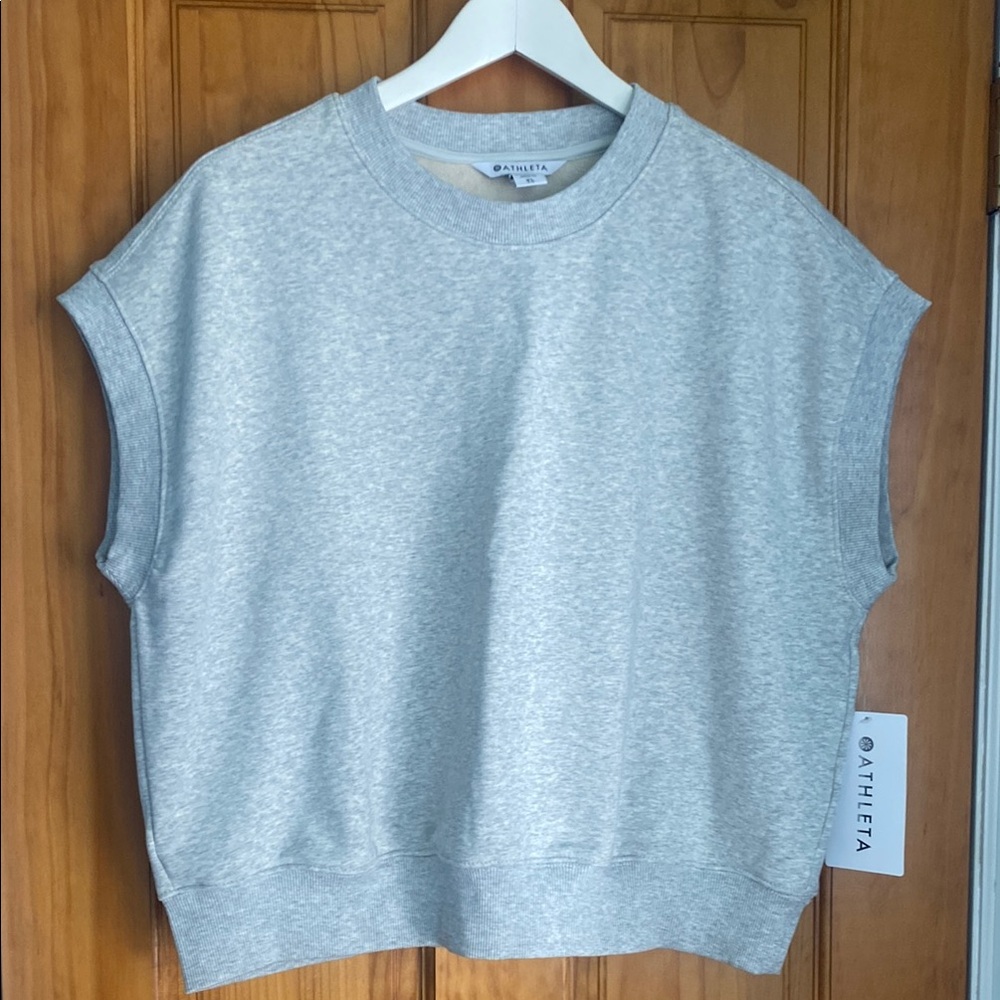 Athleta Gray Sleeveless Top